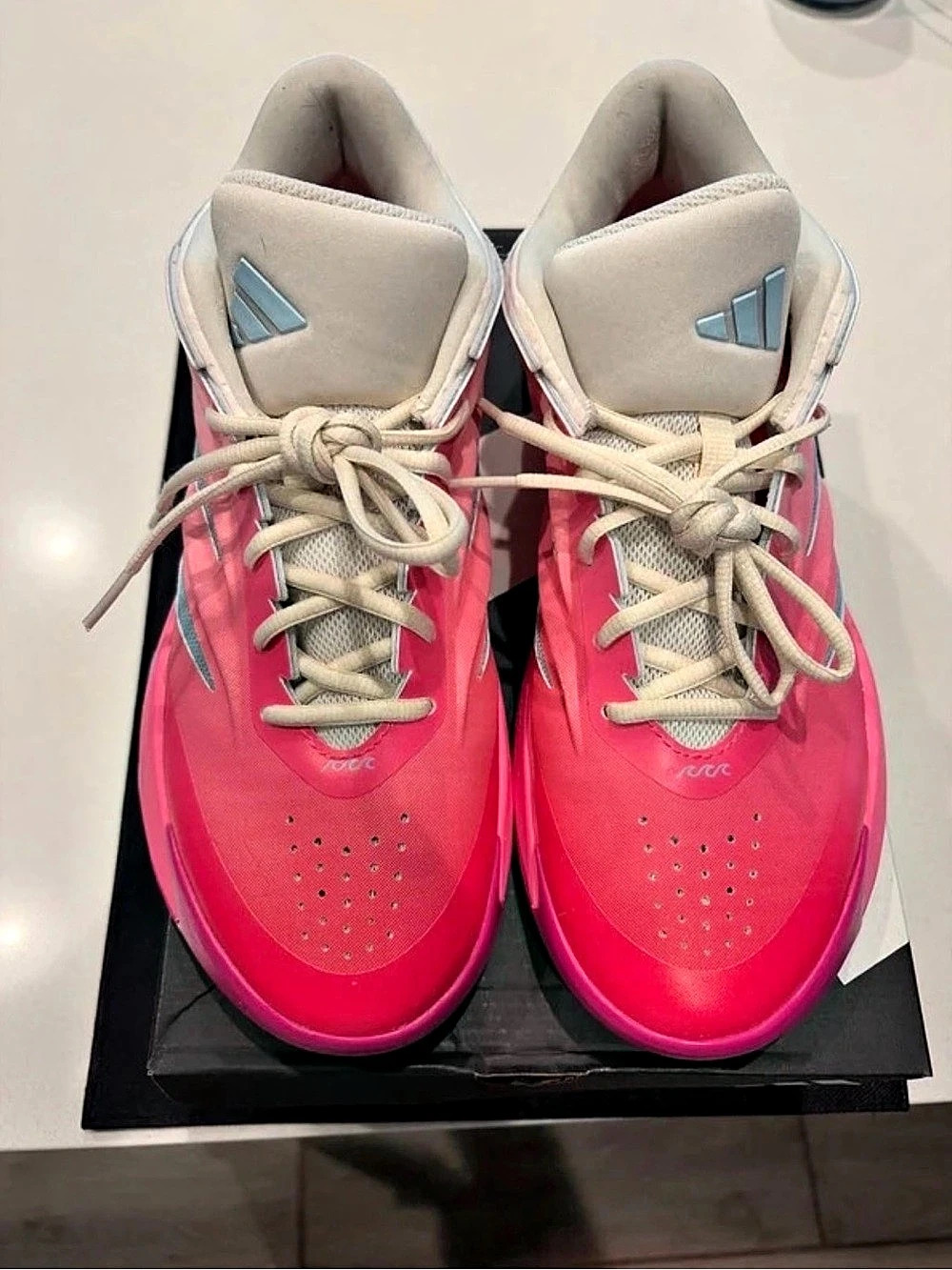 adidas Crazyquick x SC PE Pink & White US 9.5
